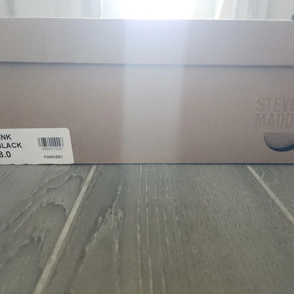 Steve Madden Black Fink Studded Heeled Boots - Picture 3 of 6